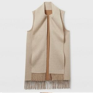 Club Monaco wool vest w/ scarf az XS/S NWT
